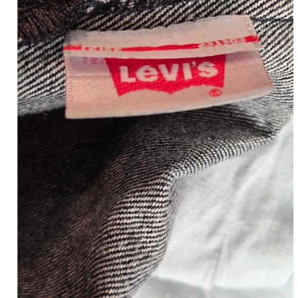 Levi Strauss 501 Jeans Mens W42 L29 (hemmed) Dark Wash Button Fly Straight Leg - Picture 13 of 16